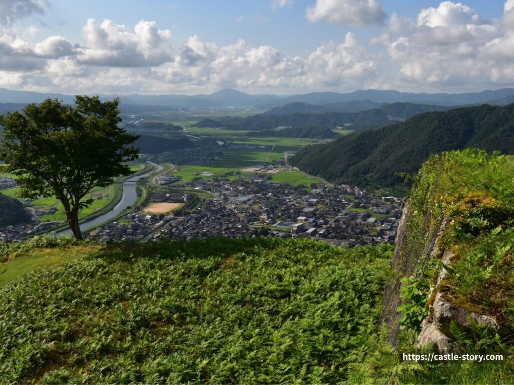 有子山城跡からの眺め
