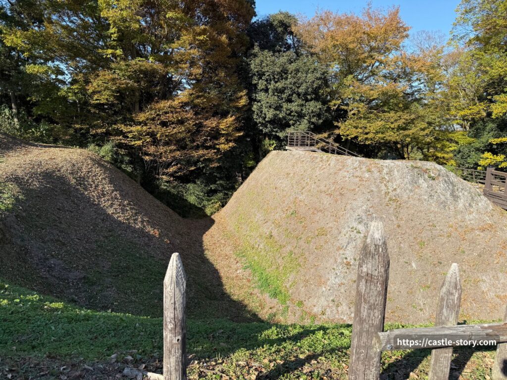 伝秩父曲輪の「角馬出し」