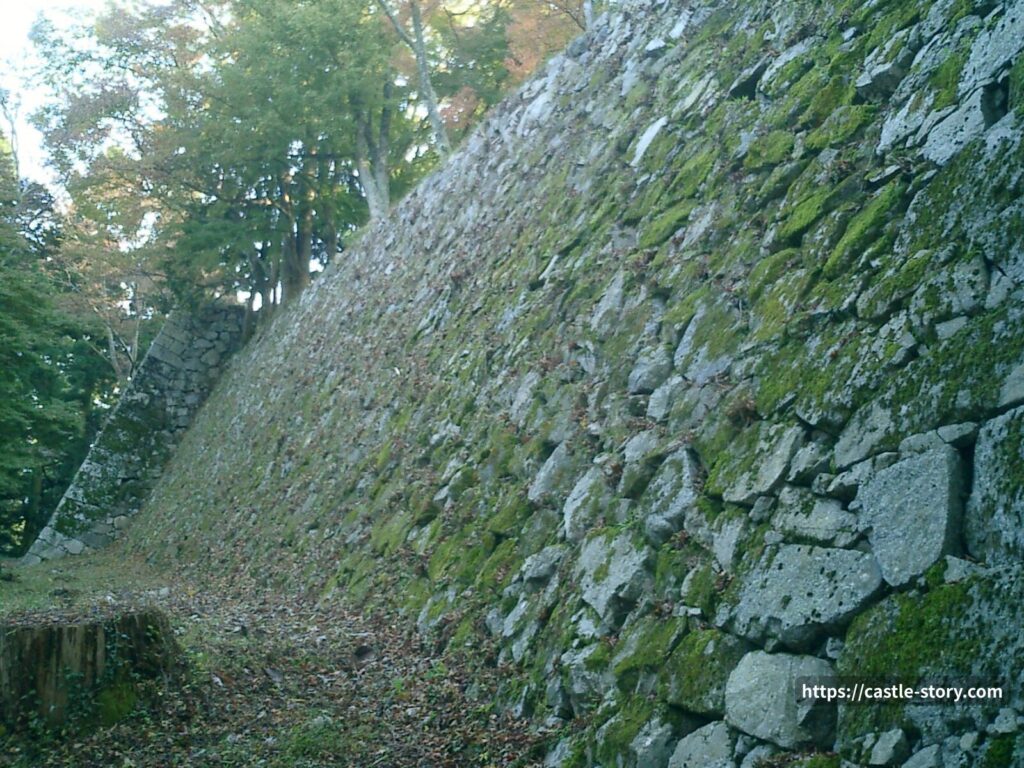 天守台跡の石垣