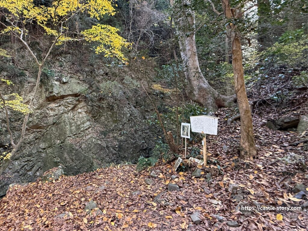 御主殿の滝付近