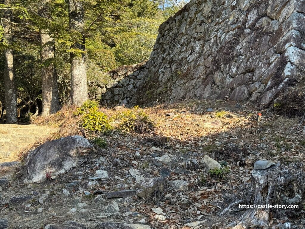 中太鼓の丸跡の石垣