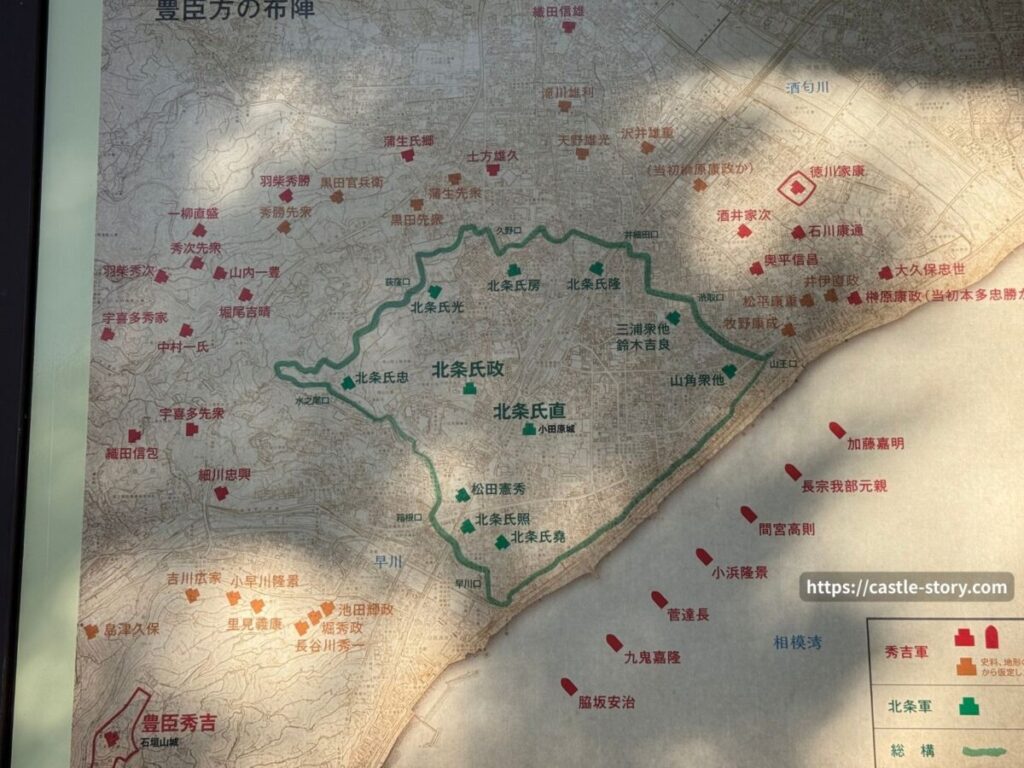 小田原合戦攻防図