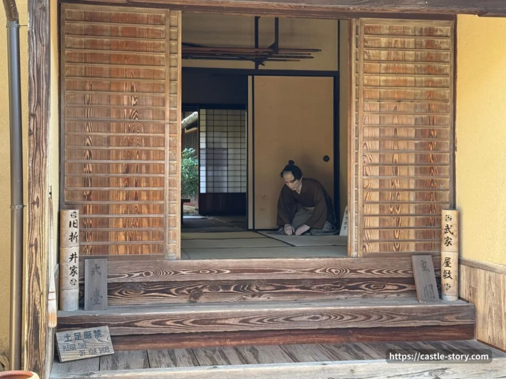 旧折井家の玄関