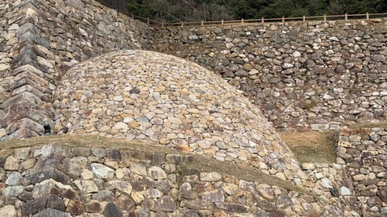 鳥取城と巻石垣