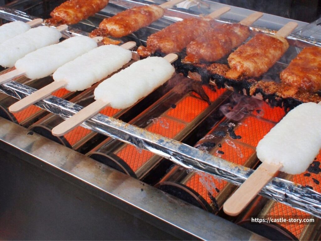 犬山城の五平餅