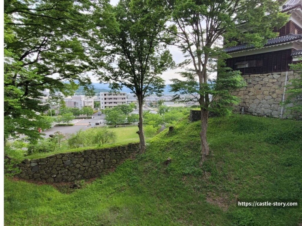 上田城の空堀