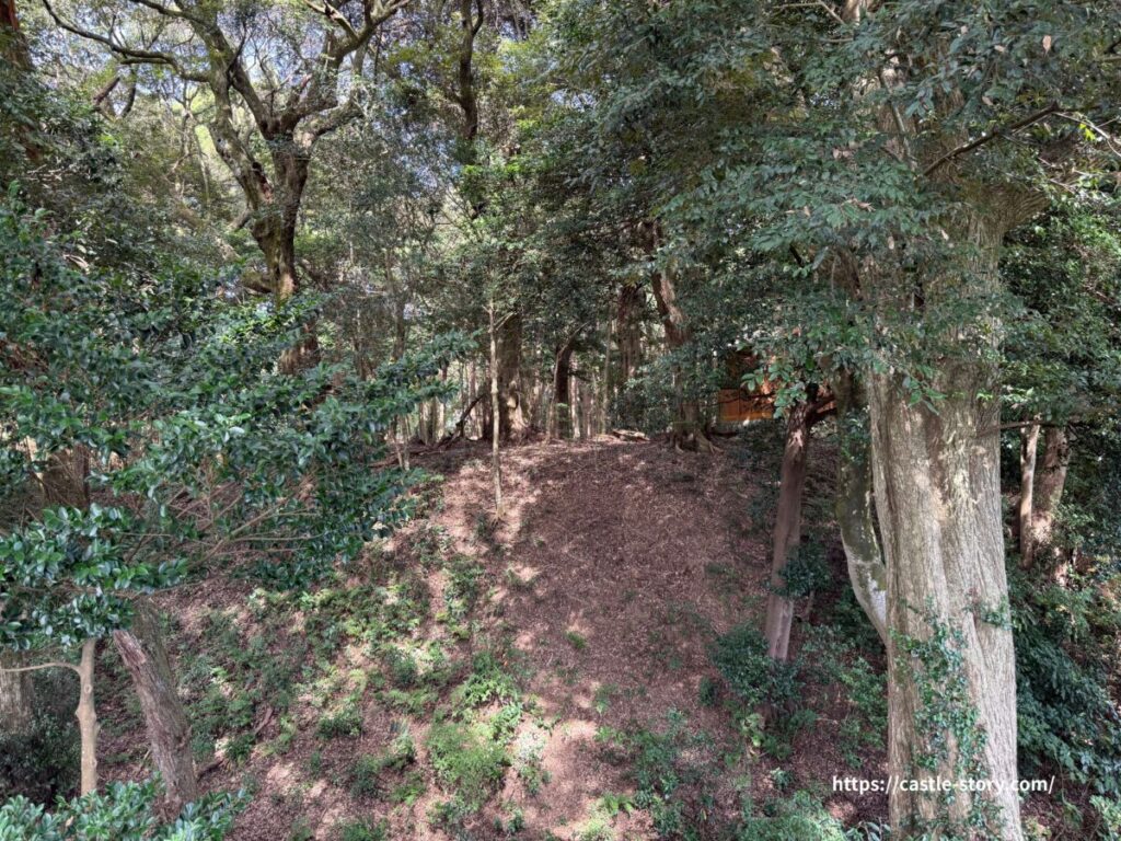 諏訪神社と二の曲輪大手馬出