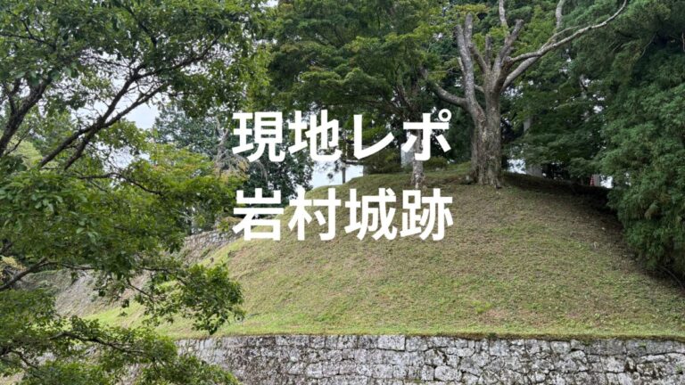 現地レポ岩村城跡