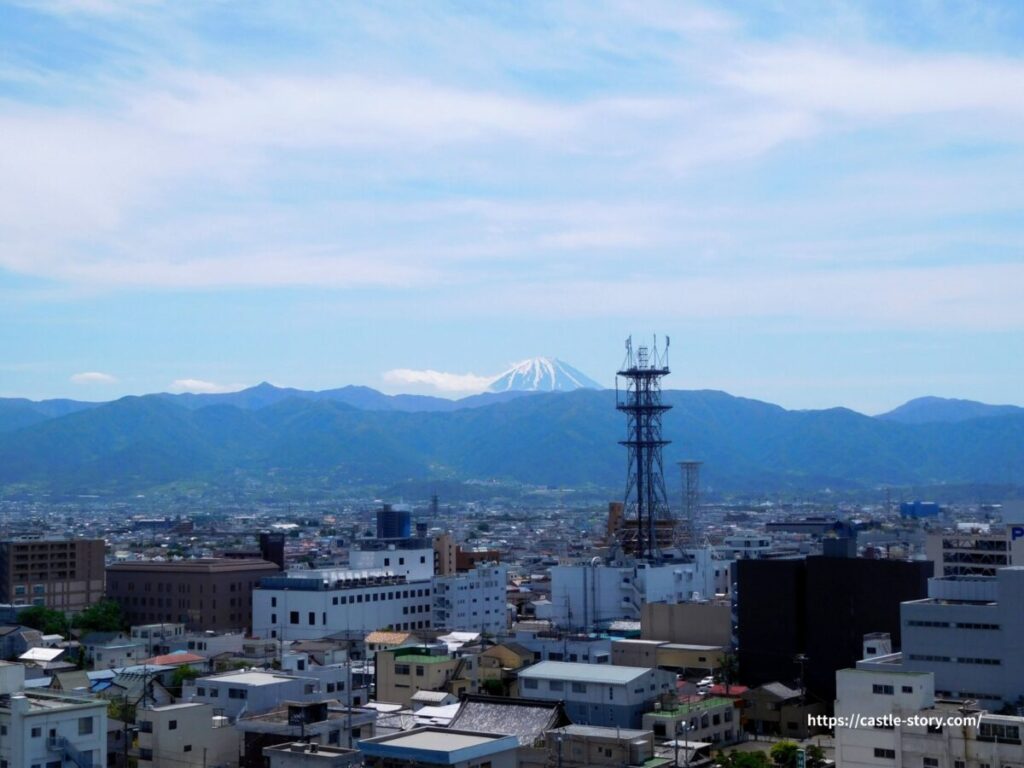 天守台からの富士山