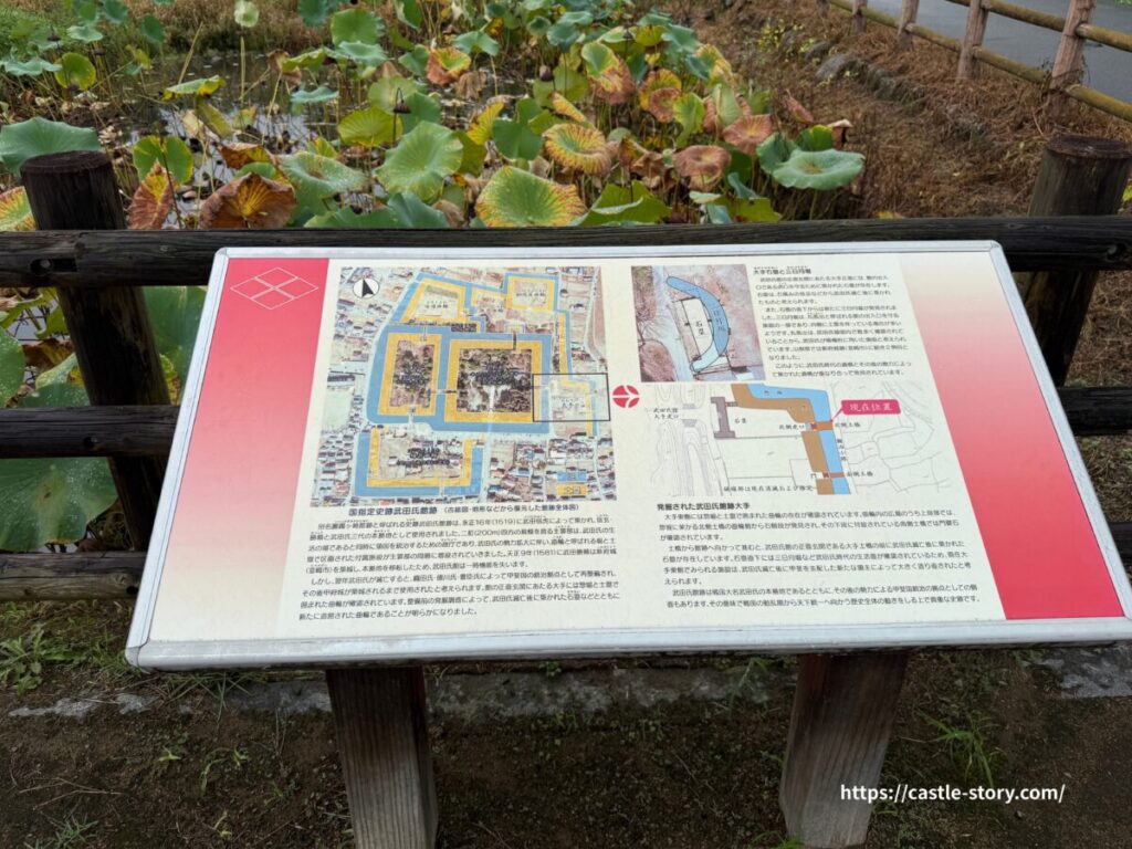 躑躅ヶ崎館跡のマップ