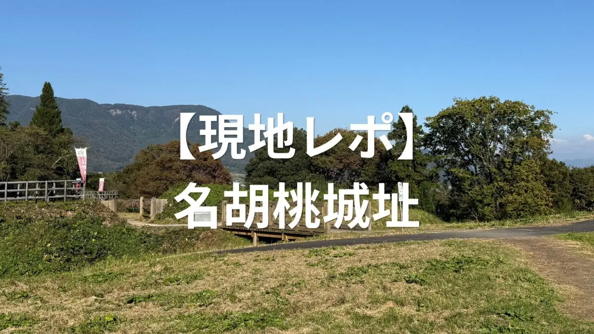現地レポ名胡桃城址
